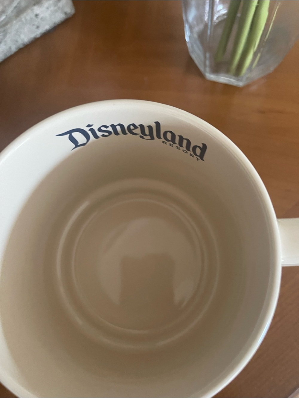 Disney Cream Mug with Navy Castle Silhouette - Picture 8 of 8